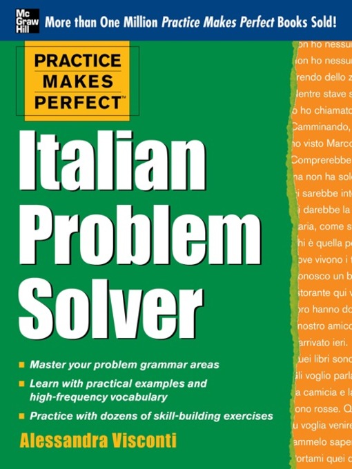 Title details for Practice Makes Perfect Italian Problem Solver (EBOOK) by Alessandra Visconti - Wait list